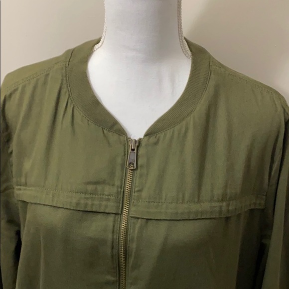 Old Navy bomber jacket lightweight olive size xl - Picture 2 of 8